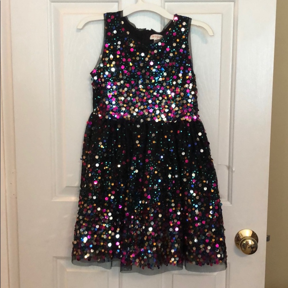Cat & Jack sequin dress 7/8
